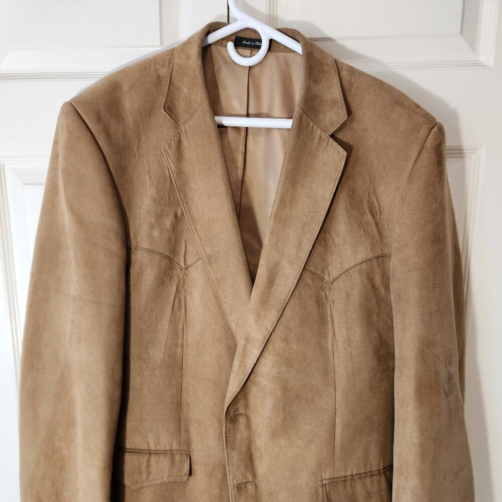 Men's Western Sport coatSuede feel
